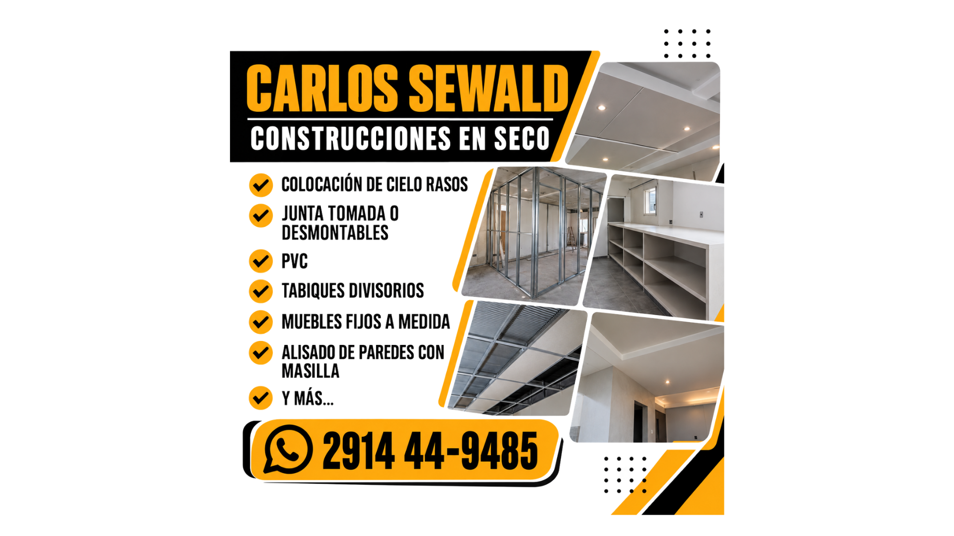 Carlos Sewald Construcciones en Seco